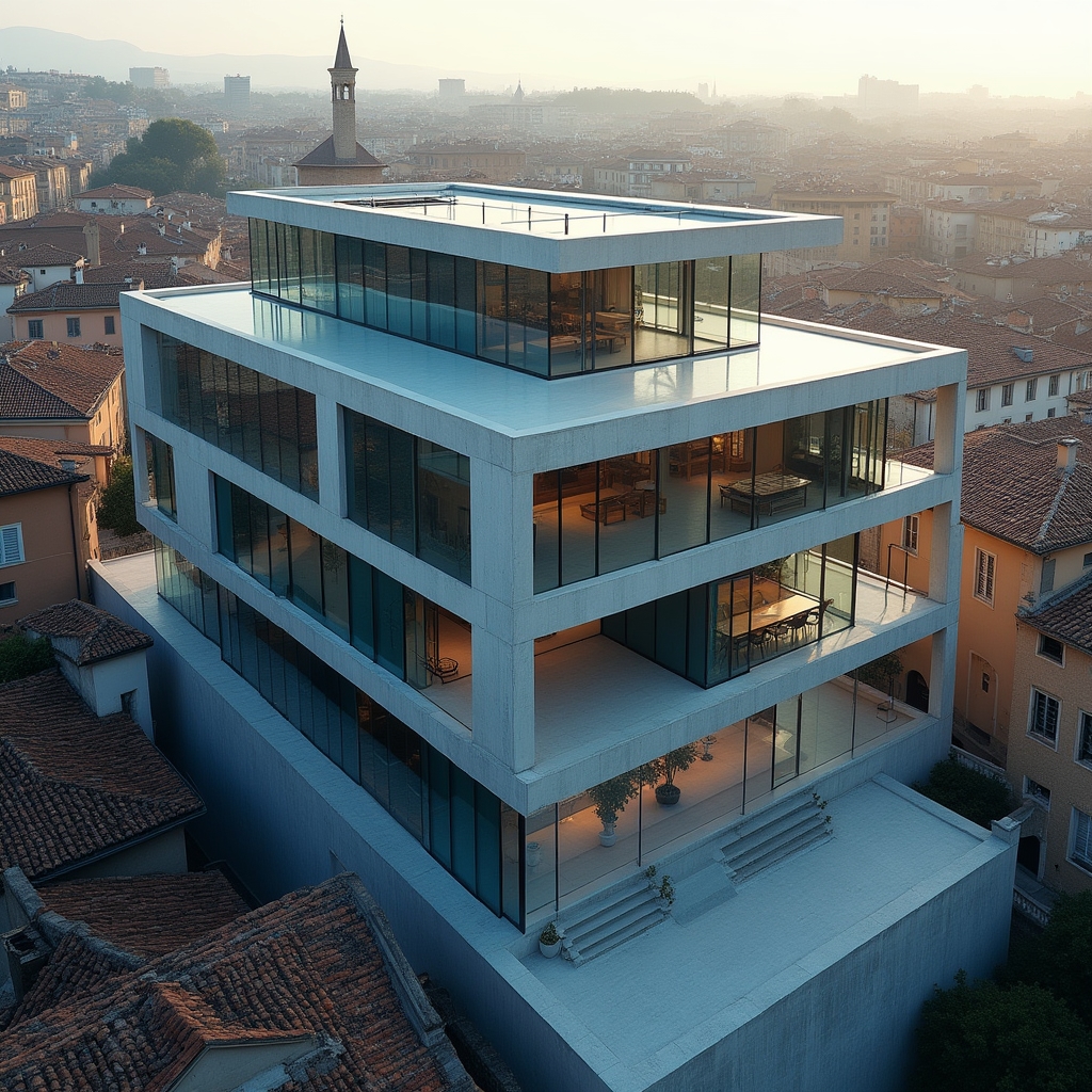 Rilievo aereo per studio di architettura