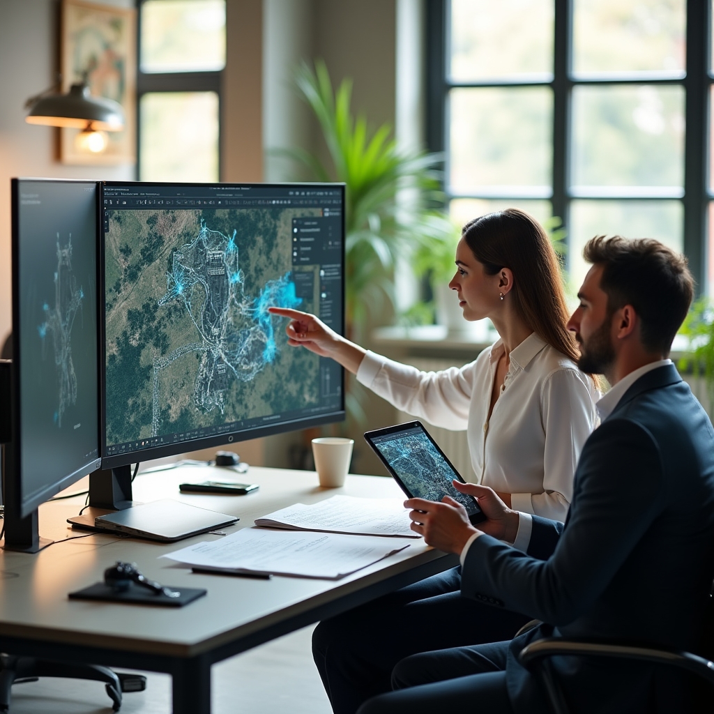 Sessione di briefing per progetto drone